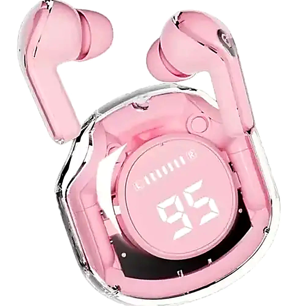 Air 39 Wireless Earbuds – Bluetooth 5.3 ENC Noise Cancelling Gaming Earbuds with Transparent Display Case