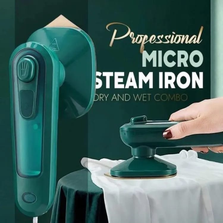 Portable Steam Iron | Professional Travel Iron with Box | Steam Iron with Spray