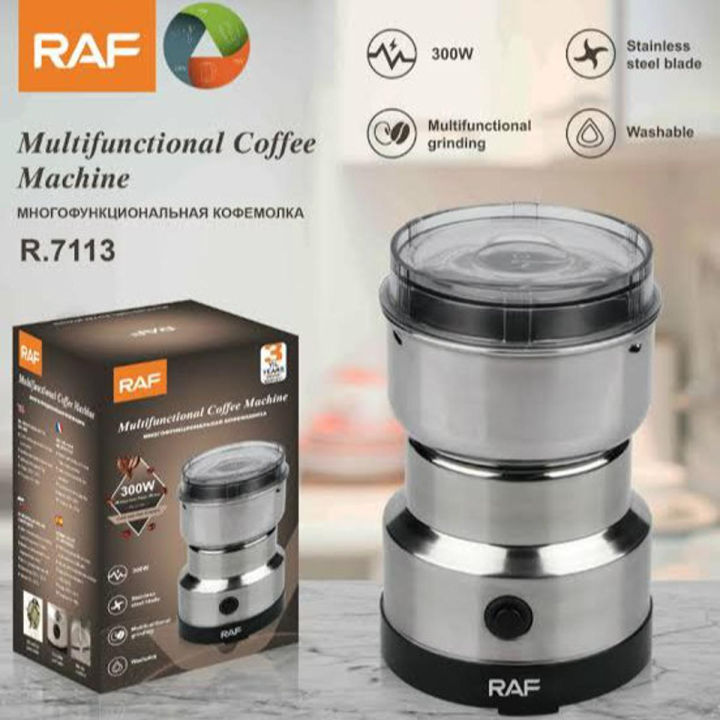 Electric Grinder 300W | Stainless Steel Blade | 85–100g Dry Spice & Coffee Grinder