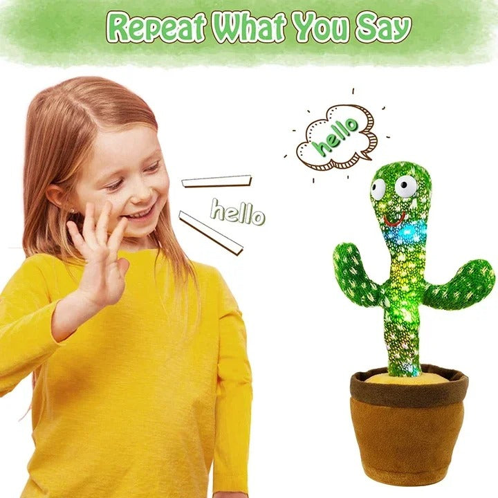 Dancing Cactus Toy – Singing & Talking Plush