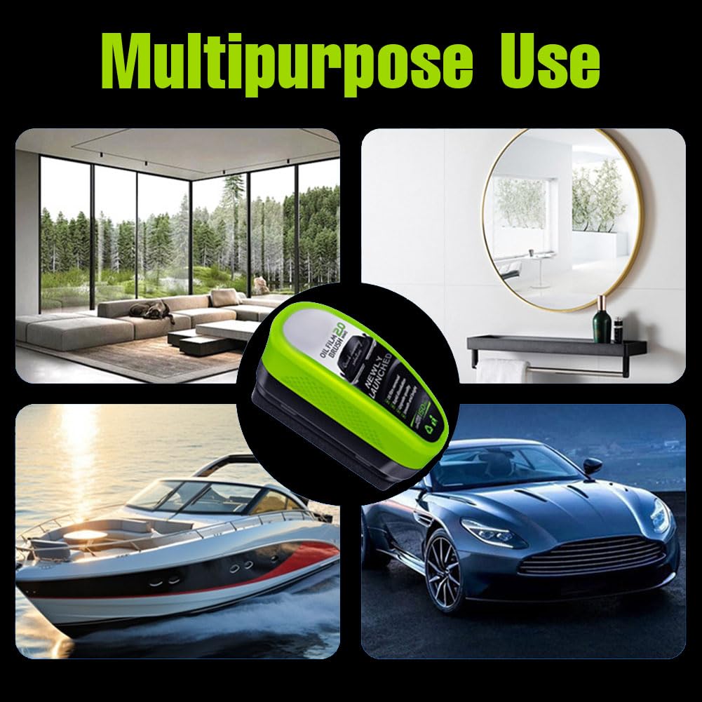 Oil Film Cleaning Brush for Car Windows – 150ML Clear Vision Glass Cleaner