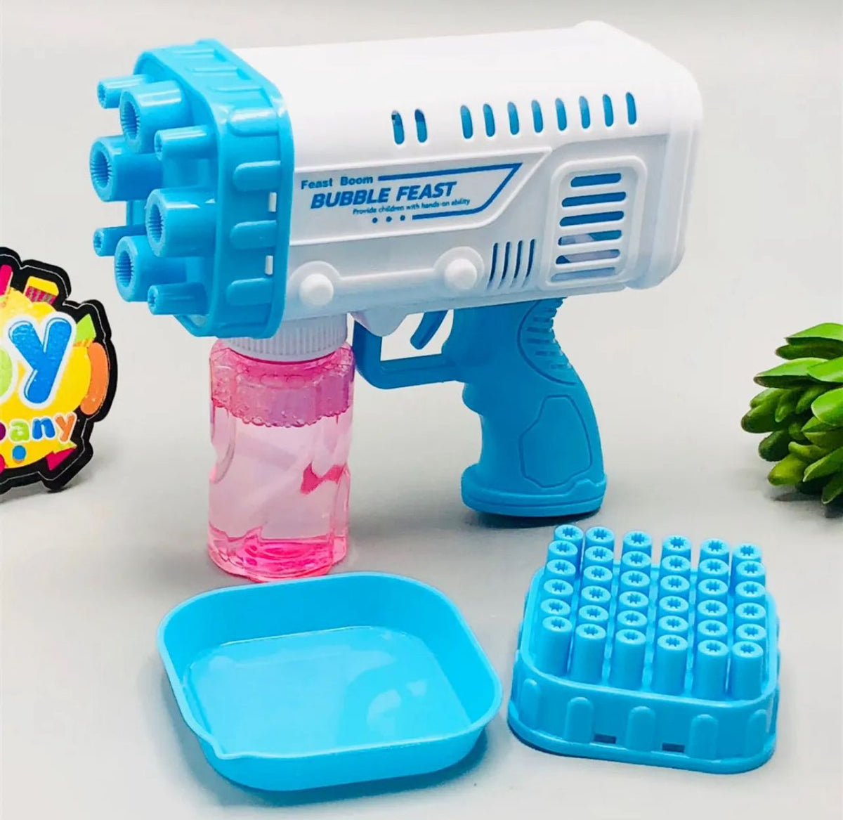 2-in-1 Electric Rocket Bubble Gun – Automatic Bubble Blaster for Kids, Parties & Outdoor Fun