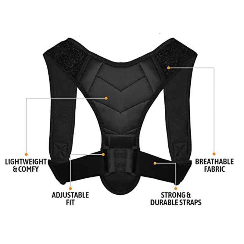 Adjustable Posture Corrector Belt – Back & Shoulder Support Brace
