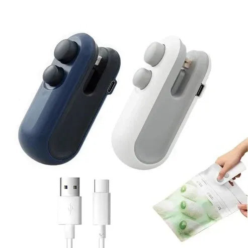 Portable Rechargeable Mini Sealer for Plastic Bags – Handheld Heat Sealing Machine