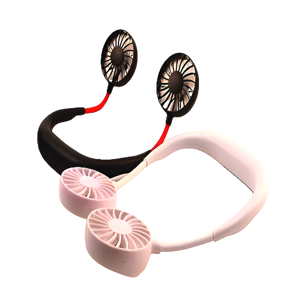 7-Wing Rechargeable Neck Fan – Portable Hands-Free Personal Fan