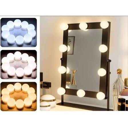 10 Bulbs Mirror Vanity Lights – 3 Modes Makeup & Dressing Table Lights