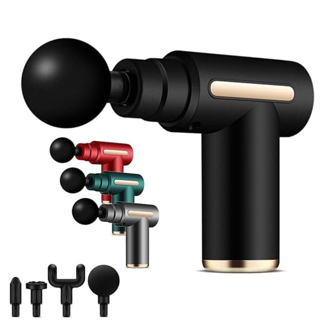 Professional Massage Gun with 4 Massage Heads | Portable Deep Tissue Muscle Massage