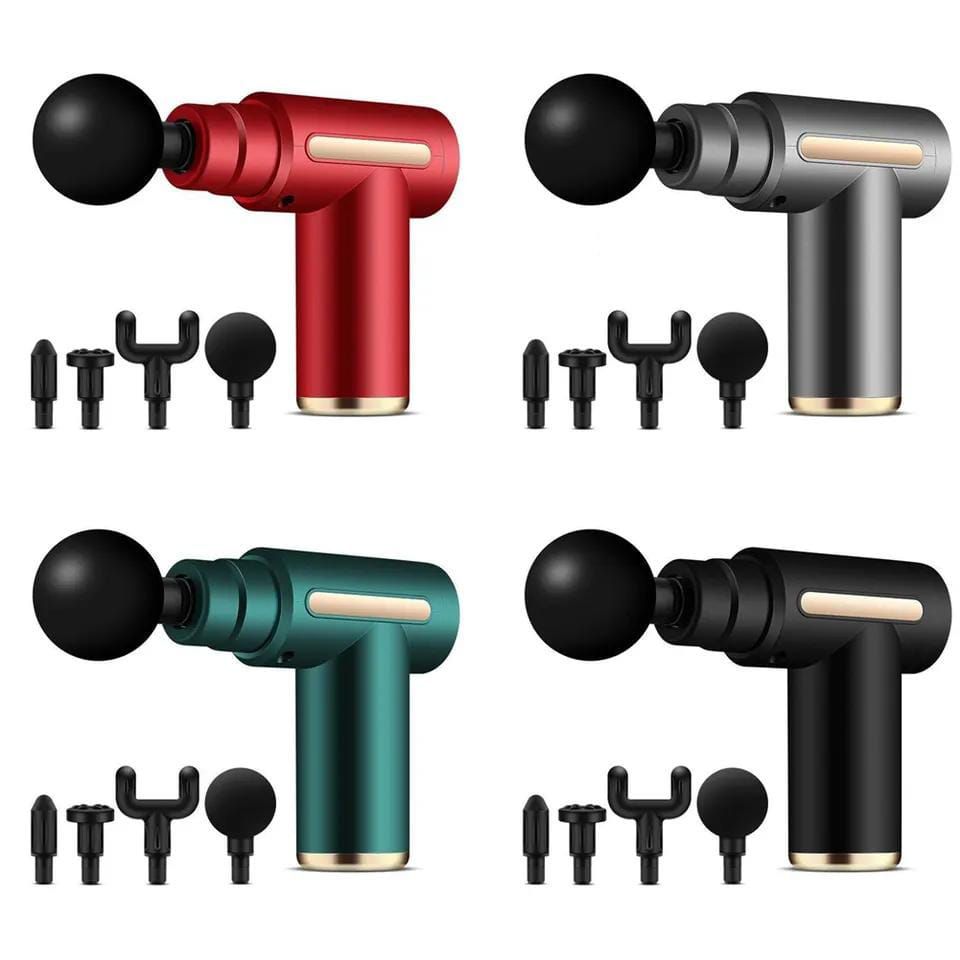 Professional Massage Gun with 4 Massage Heads | Portable Deep Tissue Muscle Massage